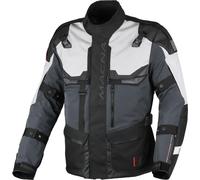 Macna Touros impermeabile Giacca tessile moto, nero-grigio, taglia L per maschi