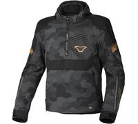 Macna Traffiq Camo impermeabile Moto Tessile Giacca, nero-multicolore, taglia XL per maschi