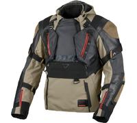 Macna Tryton, giacca tessile impermeabile XL male Grigio Chiaro/Nero