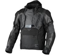 Macna Tryton NightEye impermeabile Giacca in pelle/tessuto da moto, nero, taglia XL per maschi