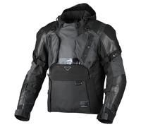 Macna Tryton Uomo Giacca in pelle/tessuto nero, taglia XL