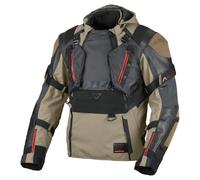 Macna Tryton Uomo Giacca in pelle/tessuto nero, taglia XL