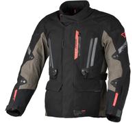 Macna Ultimax 2.0 impermeabile Giacca tessile moto, nero-grigio-rosso, taglia 2XL per maschi