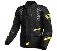 Macna Ultimax Giacca, Nero/Giallo, XXL Unisex-Adulto
