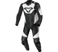 Macna Varshall traforato One Piece Moto Tuta in pelle, Bianco/nero, Taglia 50