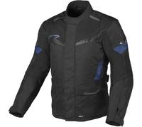 Macna Vaulture, giacca tessile impermeabile 3XL male Nero/Blu Scuro