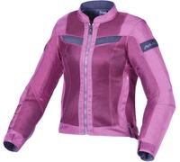 Macna Velotura Giacca tessile moto da donna, rosso scuro, Taglia M