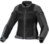 Macna Velotura NightEye Giacca tessile moto da donna, nero-grigio, taglia 2XL per donne