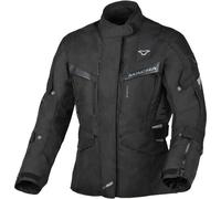 Macna Zastra Solid impermeabile Giacca tessile moto da donna, nero, Taglia XL