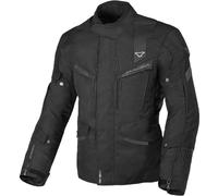 Macna Zastro Solid impermeabile Moto Tessile Giacca, nero, Taglia 4XL