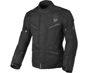 Macna Zastro Solid impermeabile Moto Tessile Giacca, nero, Taglia M