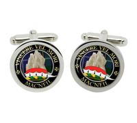 Macneil Vincere Vel Mori Clan Scozzese Gemelli IN Cromo Scatola