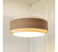 Maco Design Lampada a sospensione Boho Elegant, beige/crema, Ø 60 cm, tessuto Maco Design