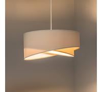 Maco Design Lampada a sospensione Vivien, bicolore, beige/bianco Maco Design