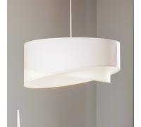 Maco Design Lampada a sospensione Vivien in velluto bianco Maco Design