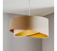 Maco Design Lampada a sospensione Vivien, tricolore, crema/bianco/oro Maco Design