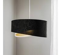Maco Design Lampada a sospensione Vivien, tricolore, nero/bianco/oro Maco Design