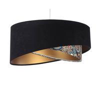 Maco Design Lampada a sospensione Vivien, tricolore, nero/colorato/oro Maco Design