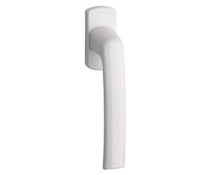 MACO Maniglia per finestra Harmony, avvitata a scomparsa, camme 12, perno quadrato 7 x 32 mm, bianco, 1 pezzo, 54116