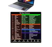 MaćÖs Shortcuts Sticker - Keyboard Shortcuts | Shortcuт Key Stickers for Notebook - Äpple Windowś Photøshop Shortcuт Keys PVC stampato lamination Knowledge Film 1 foglio