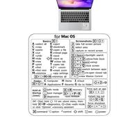 MaćÖs Shortcuts Sticker - Keyboard Shortcuts | Shortcuт Key Stickers for Notebook - Äpple Windowś Photøshop Shortcuт Keys PVC stampato lamination Knowledge Film 1 foglio