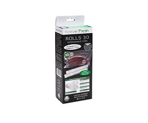 MACOM 709C Confezione 2 Rotoli Goffrati Forever Fresh, per Sottovuoto, Transparente, Plastica