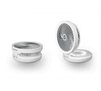 Macom Ventilatore da tavolo Enjoy e Relax 990 cordless ricaricabile USB oscillante Ø19 cm Bianco