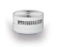 MACOM Enjoy & Relax 991 Space Cordless Fan, Ventilatore SalvaSpazio pieghevole con tubo telescopico, base oscillante, cordless ricaricabile, batteria litio 7200 mAh, autonomia fino a 24 ore, timer