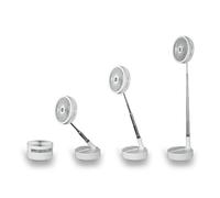 MACOM Enjoy & Relax 991 Space Cordless Fan, Ventilatore SalvaSpazio pieghevole con tubo telescopico, base oscillante, cordless ricaricabile, batteria litio 7200 mAh, autonomia fino a 24 ore, timer