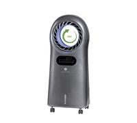 MACOM Enjoy & Relax 989 Bladeless Breeze Raffrescatore Evaporativo Senza Pale, Grigio, Portata 10 m3/Minut