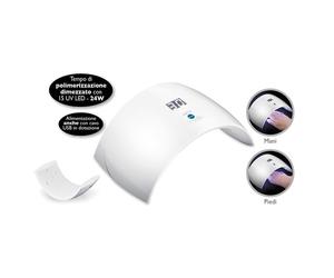 Macom Lampada asciugatrice smalto per unghie UV + LED 15 W Macom