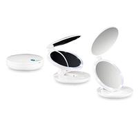 MACOM Specchio luminoso mini da viaggio e borsetta LED colore Bianco - 218