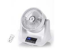 Macom Ventilatore Tornado Doppia Oscillazione Automatica 3 VelocitàTelecomando i