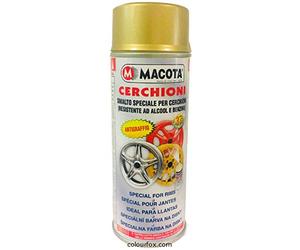 Macota 1210078 Vernice Oro Ruote Spray Macota Smalto Speciale per Cerchioni, 400 ml