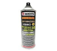 Macota 1210084 Vernice Spray per Plastica e Gomma Testurizzato, Nero, 400 ml