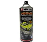 MACOTA DUECOLOR Bianco Vernice Spray Smalto Speciale per PARAURTI in PLASTICA E Gomma