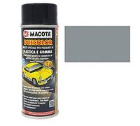 Macota Duecolor - Vernice Spray per Plastica e Gomma Testurizzato Grigio Scuro