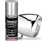 MACOTA Vernice Spray Effetto Colore Cromo ! Cromato CROMATURA per Tutte SUPERFICI 200ML Vernice Multiuso CromoLux