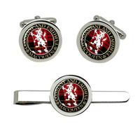 Macqueen Gemelli E Fermacravatta Scozzesi Clan Set