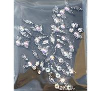 Macramé ALLCHIGNON glitter oro e strass CryAB, capelli-pelle, vari disegni
