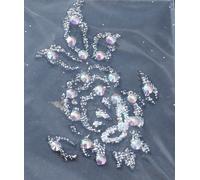 Macramé ALLCHIGNON glitter silver e strass Hyacinth, capelli-pelle, vari disegni