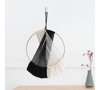 Macrame Appeso a parete Boho Nappe Arazzo Accenti Semplice Boho Wall Art Decor