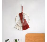 Macrame Appeso a parete Boho Nappe Arazzo Accenti Semplice Boho Wall Art Decor