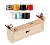 Macrame Braiding Activity Panel with Adjustable System & Dual Clips for Elderly Senior Adults
