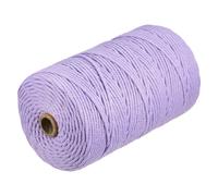 Macramè Cordone Chiaro Viola 3mm Dia 200m/218YD Cotone Corda Cordoncino