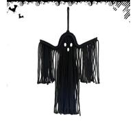 Macrame Ghost Wall Decor - Halloween Woven Hanging Ornament for Home Use