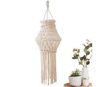 Macrame - Lampada a forma di | Bohemian ombra leggera vintage chic a mano | lampadario decorazione squisita per camera da, soggiorno
