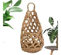 Macrame Plant Hanger, Wall Space Saving Decor, Small Plant Holder with Durable Rope, Indoor Hanging Planter, Home Decor with Boho Style, Plants Accessory for Bedroom Living Room Decorative Hanger