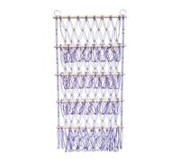 Macrame Toy Storage Hammock - Boho Plush Holder, Hanging Toy Organizer