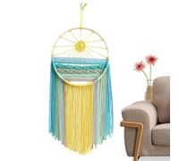 Macrame Wall Art Sun - Dream Catcher Tapestry Décor Sunset Design | Raff Sunsets Decor Boho Catcherssunset Decorazioni per La Casa Fatte a Mano in Cotone Bohémien Bellissimo Decorativo Arazzi Il Dorm
